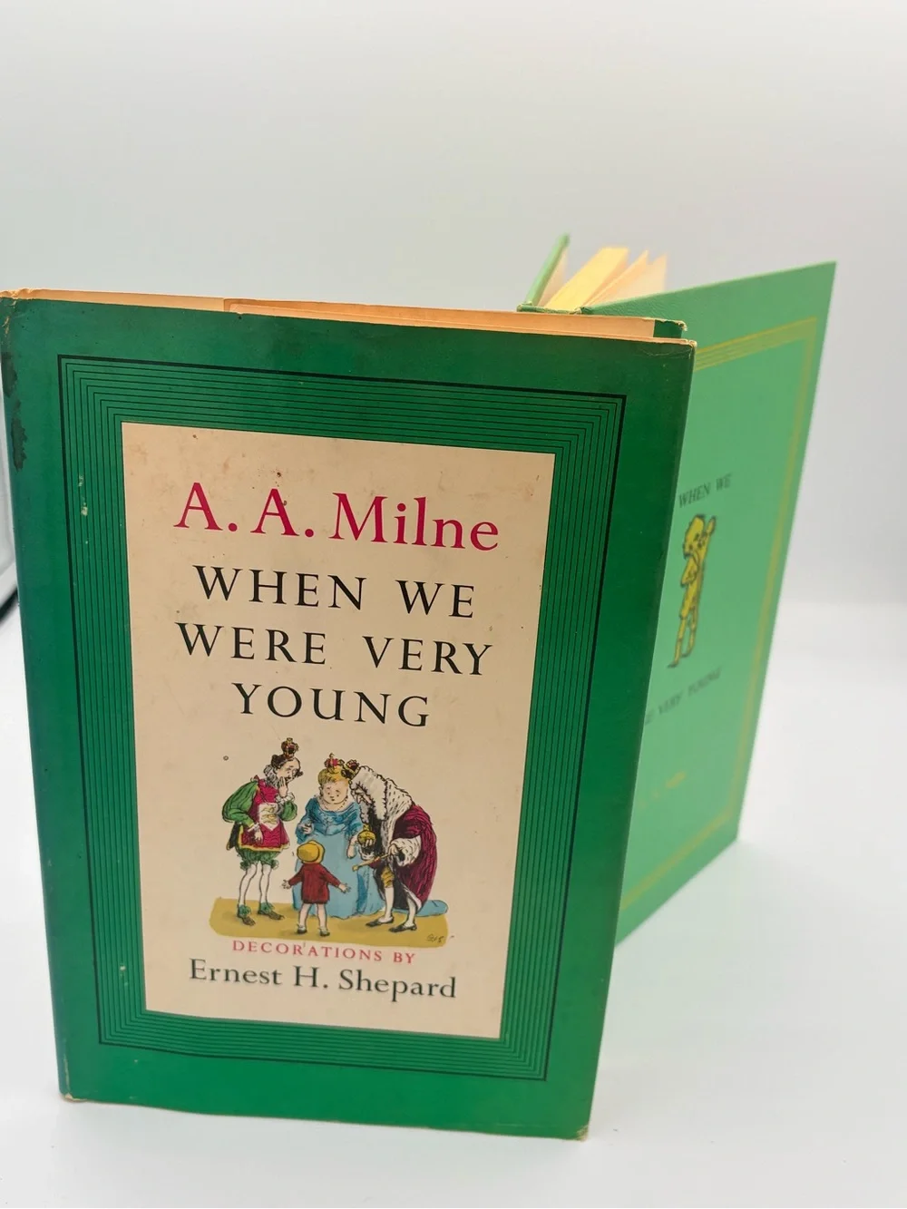 Vintage A. A. Milne Set — When We Were Very Young & Now We Are Six (Green, Teal) - Picture 7 of 13